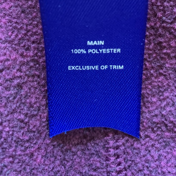 Kit and Ace Hygge Short Fleece Jacket Plum XS - Picture 7 of 8